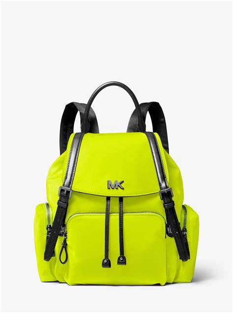 michael kors mesh backpack neon|Michael Kors .